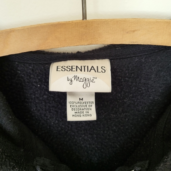 Vintage fleece embroidered sweater - Picture 3 of 4